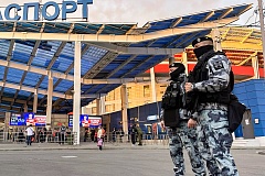 Безопасность хоккейного матча на московском стадионе обеспечила Росгвардия